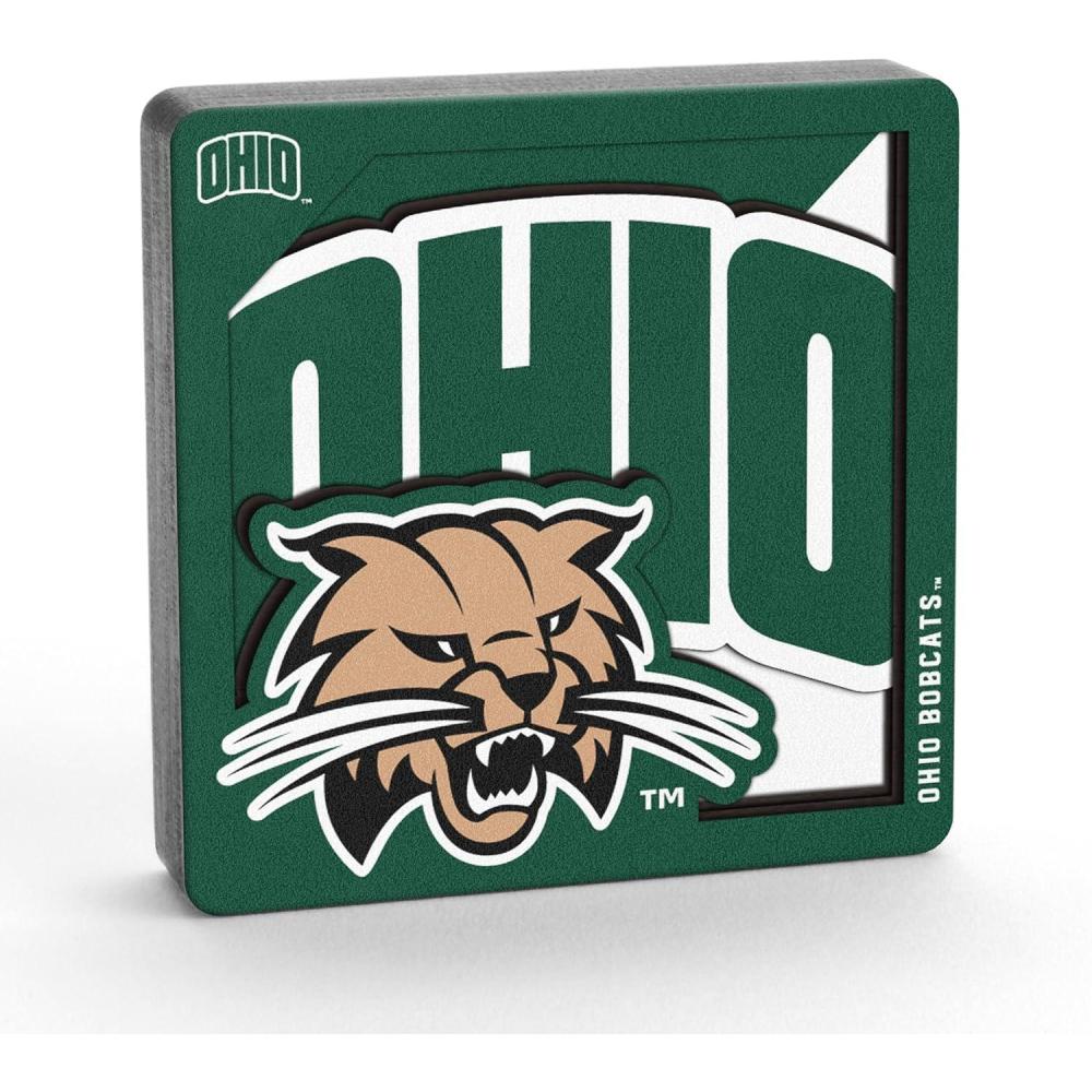 imageYouTheFan NCAA 3D Logo Series MagnetOhio Bobcats