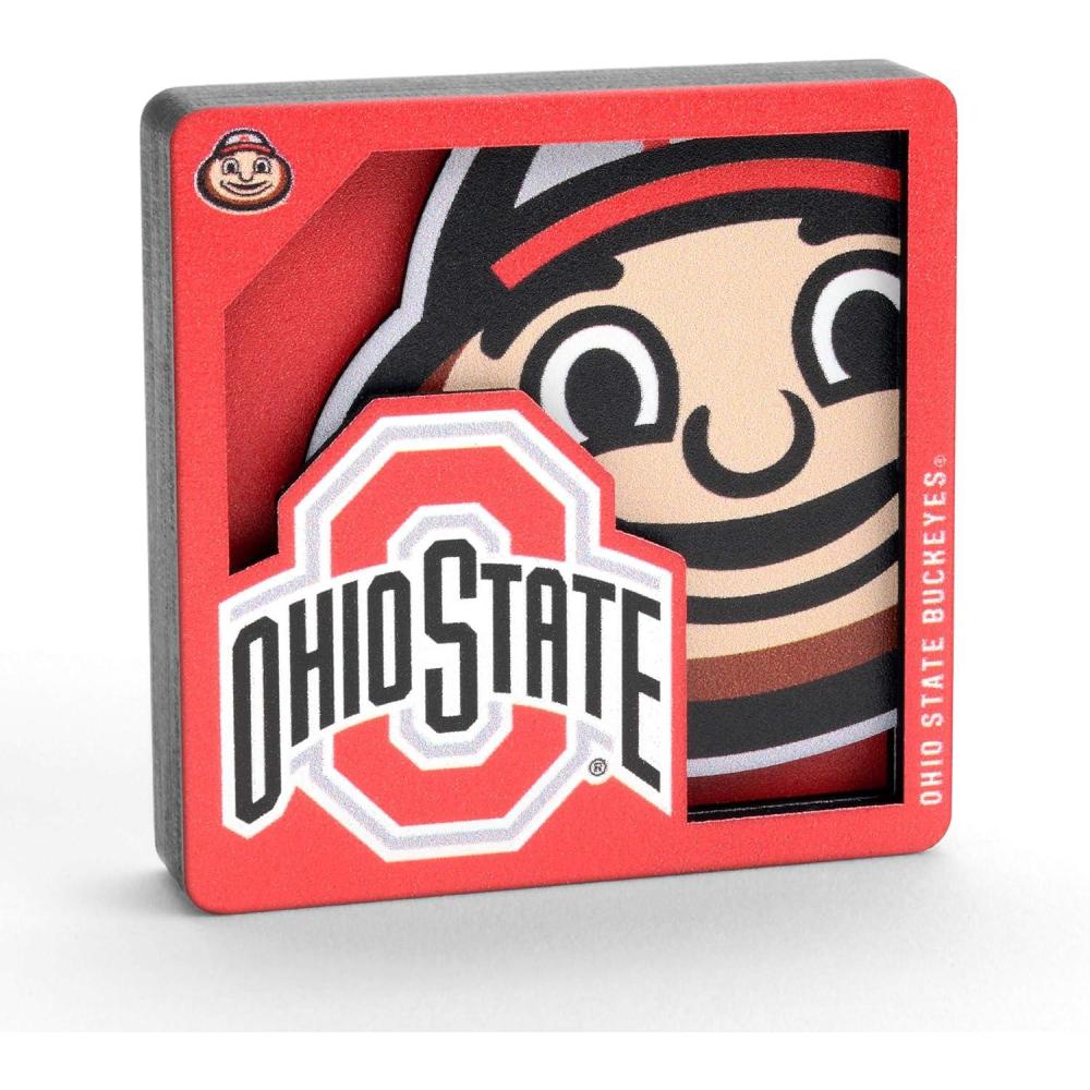 imageYouTheFan NCAA 3D Logo Series MagnetOhio State Buckeyes