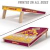 YouTheFan NCAA 2′ x 4′ Slogan Series Professional Wood Cornhole Game with Logo Bags(Arizona State Sun Devils)
