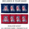 YouTheFan NCAA 2′ x 4′ Slogan Series Professional Wood Cornhole Game with Logo Bags(Arizona Wildcats)
