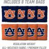 YouTheFan NCAA 2′ x 4′ Slogan Series Professional Wood Cornhole Game with Logo Bags(Auburn Tigers)