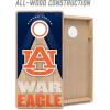 YouTheFan NCAA 2′ x 4′ Slogan Series Professional Wood Cornhole Game with Logo Bags(Auburn Tigers)