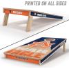 YouTheFan NCAA 2′ x 4′ Slogan Series Professional Wood Cornhole Game with Logo Bags(Auburn Tigers)