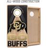 YouTheFan NCAA 2′ x 4′ Slogan Series Professional Wood Cornhole Game with Logo Bags(Colorado Buffaloes)
