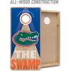 YouTheFan NCAA 2′ x 4′ Slogan Series Professional Wood Cornhole Game with Logo Bags(Florida Gators)