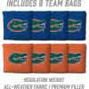 YouTheFan NCAA 2′ x 4′ Slogan Series Professional Wood Cornhole Game with Logo Bags(Florida Gators)