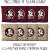 YouTheFan NCAA 2′ x 4′ Slogan Series Professional Wood Cornhole Game with Logo Bags(Florida State Seminoles)