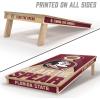 YouTheFan NCAA 2′ x 4′ Slogan Series Professional Wood Cornhole Game with Logo Bags(Florida State Seminoles)