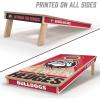 YouTheFan NCAA 2′ x 4′ Slogan Series Professional Wood Cornhole Game with Logo Bags(Georgia Bulldogs)