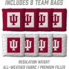 YouTheFan NCAA 2′ x 4′ Slogan Series Professional Wood Cornhole Game with Logo Bags(Indiana Hoosiers)