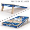 YouTheFan NCAA 2′ x 4′ Slogan Series Professional Wood Cornhole Game with Logo Bags(Kentucky Wildcats)