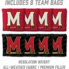YouTheFan NCAA 2′ x 4′ Slogan Series Professional Wood Cornhole Game with Logo Bags(Maryland Terrapins)