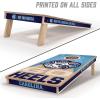 YouTheFan NCAA 2′ x 4′ Slogan Series Professional Wood Cornhole Game with Logo Bags(North Carolina Tar Heels)