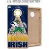 YouTheFan NCAA 2′ x 4′ Slogan Series Professional Wood Cornhole Game with Logo Bags(Notre Dame Fighting Irish)