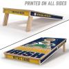 YouTheFan NCAA 2′ x 4′ Slogan Series Professional Wood Cornhole Game with Logo Bags(Notre Dame Fighting Irish)
