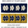 YouTheFan NCAA 2′ x 4′ Slogan Series Professional Wood Cornhole Game with Logo Bags(Notre Dame Fighting Irish)