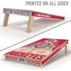 YouTheFan NCAA 2′ x 4′ Slogan Series Professional Wood Cornhole Game with Logo Bags(Ohio State Buckeyes)