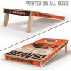 YouTheFan NCAA 2′ x 4′ Slogan Series Professional Wood Cornhole Game with Logo Bags(Oregon State Beavers)