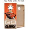 YouTheFan NCAA 2′ x 4′ Slogan Series Professional Wood Cornhole Game with Logo Bags(Oregon State Beavers)