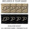 YouTheFan NCAA 2′ x 4′ Slogan Series Professional Wood Cornhole Game with Logo Bags(Purdue Boilermakers)
