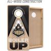 YouTheFan NCAA 2′ x 4′ Slogan Series Professional Wood Cornhole Game with Logo Bags(Purdue Boilermakers)