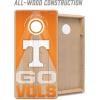 YouTheFan NCAA 2′ x 4′ Slogan Series Professional Wood Cornhole Game with Logo Bags(Tennessee Volunteers)