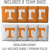 YouTheFan NCAA 2′ x 4′ Slogan Series Professional Wood Cornhole Game with Logo Bags(Tennessee Volunteers)