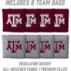 YouTheFan NCAA 2′ x 4′ Slogan Series Professional Wood Cornhole Game with Logo Bags(Texas A&M Aggies)