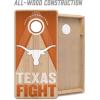 YouTheFan NCAA 2′ x 4′ Slogan Series Professional Wood Cornhole Game with Logo Bags(Texas Longhorns)