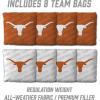 YouTheFan NCAA 2′ x 4′ Slogan Series Professional Wood Cornhole Game with Logo Bags(Texas Longhorns)