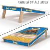 YouTheFan NCAA 2′ x 4′ Slogan Series Professional Wood Cornhole Game with Logo Bags(UCLA Bruins)