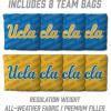 YouTheFan NCAA 2′ x 4′ Slogan Series Professional Wood Cornhole Game with Logo Bags(UCLA Bruins)