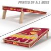 YouTheFan NCAA 2′ x 4′ Slogan Series Professional Wood Cornhole Game with Logo Bags(USC Trojans)