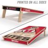 YouTheFan NCAA 2′ x 4′ Slogan Series Professional Wood Cornhole Game with Logo Bags(Utah Utes)