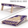 YouTheFan NCAA 2′ x 4′ Slogan Series Professional Wood Cornhole Game with Logo Bags(Washington Huskies)