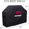 YouTheFan NCAA Heavy Duty Waterproof Grill Cover – UV Resistant, Durable Polyester BBQ Cover, Weatherproof Protection for Outdoor Gas or Charcoal Grills, for Grills up to 5’ Wide(Arkansas Razorbacks)