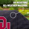 YouTheFan NCAA Heavy Duty Waterproof Grill Cover – UV Resistant, Durable Polyester BBQ Cover, Weatherproof Protection for Outdoor Gas or Charcoal Grills, for Grills up to 5’ Wide(Oklahoma Sooners)