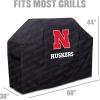 YouTheFan NCAA Heavy Duty Waterproof Grill Cover – UV Resistant, Durable Polyester BBQ Cover, Weatherproof Protection for Outdoor Gas or Charcoal Grills, for Grills up to 5’ Wide(Nebraska Cornhuskers)