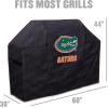 YouTheFan NCAA Heavy Duty Waterproof Grill Cover – UV Resistant, Durable Polyester BBQ Cover, Weatherproof Protection for Outdoor Gas or Charcoal Grills, for Grills up to 5’ Wide(Florida Gators)