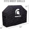 YouTheFan NCAA Heavy Duty Waterproof Grill Cover – UV Resistant, Durable Polyester BBQ Cover, Weatherproof Protection for Outdoor Gas or Charcoal Grills, for Grills up to 5’ Wide(Michigan State Spartans)