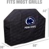 YouTheFan NCAA Heavy Duty Waterproof Grill Cover – UV Resistant, Durable Polyester BBQ Cover, Weatherproof Protection for Outdoor Gas or Charcoal Grills, for Grills up to 5’ Wide(Penn State Nittany Lions)