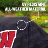 YouTheFan NCAA Heavy Duty Waterproof Grill Cover – UV Resistant, Durable Polyester BBQ Cover, Weatherproof Protection for Outdoor Gas or Charcoal Grills, for Grills up to 5’ Wide(Wisconsin Badgers)
