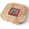 YouTheFan NCAA Licensed Fan Cribbage Wood Board Game(Georgia Bulldogs)