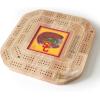 YouTheFan NCAA Licensed Fan Cribbage Wood Board Game(USC Trojans)