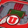 YouTheFan NCAA Licensed Fan Cribbage Wood Board Game(Utah Utes)