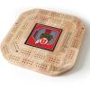 YouTheFan NCAA Licensed Fan Cribbage Wood Board Game(Utah Utes)