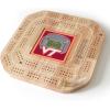 YouTheFan NCAA Licensed Fan Cribbage Wood Board Game(Virginia Tech Hokies)