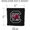 YouTheFan Officially-Licensed NCAA Set of 8 Cornhole Bags – All Weather Dual Sided Slide & Stop – Regulation Size with Carry case(South Carolina Gamecocks)