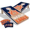 YouTheFan NCAA 2′ x 4′ Slogan Series Professional Wood Cornhole Game with Logo Bags(Auburn Tigers)