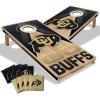 YouTheFan NCAA 2′ x 4′ Slogan Series Professional Wood Cornhole Game with Logo Bags(Colorado Buffaloes)